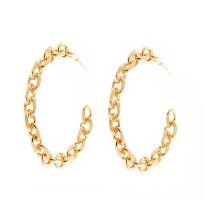 Michael Michael Kors Chain Hoop Earrings